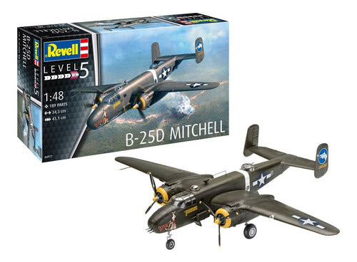 Avión B-25c/d Mitchell 1/48 Model Kit Revell 0