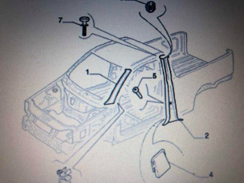 Fiat Interior Trim for Palio Siena Strada 7