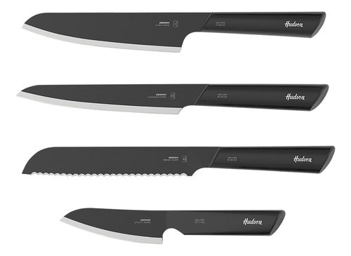 Hudson Set X4 Chef Knives Trinchador Utility Bread 0