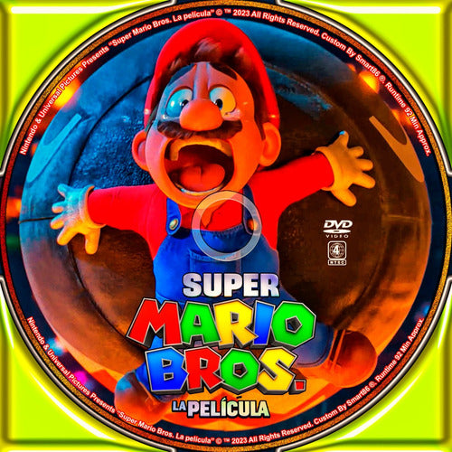 Super Mario Bros: The Movie 2023 - DVD with Exclusive Extras - Dvd Super Mario Bros La Pelicula 2023