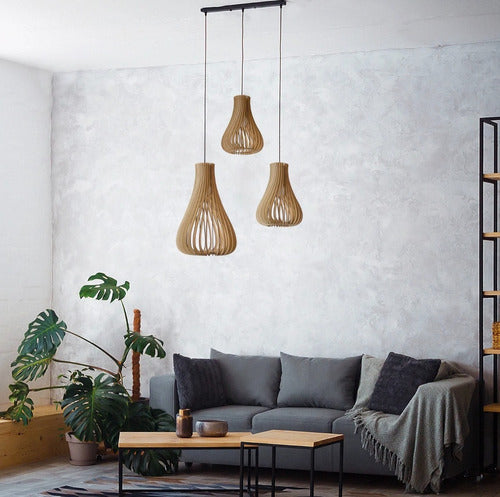 Pendant Ceiling Lamp Nordic Design Premium MDF Drop 15