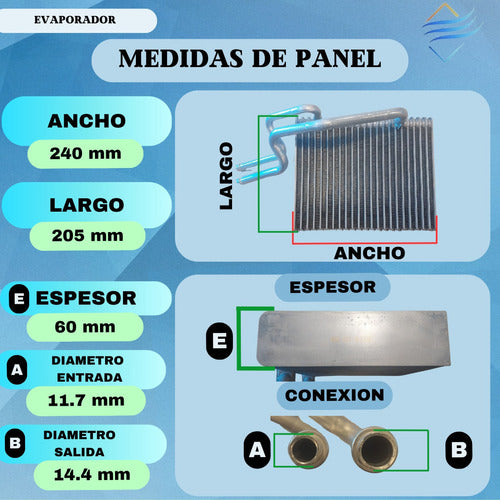 Evaporator Air Conditioner Renault Kangoo Clio Symbol 3