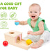 Adena Montessori Object Permanence Box with 3 Balls for Babies 1