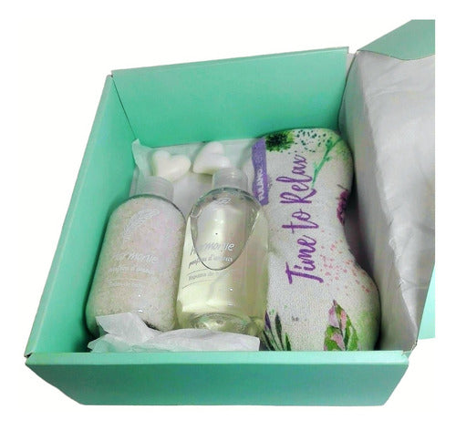 **Luxurious Jasmine Aroma Spa Relaxation Gift Box Set - Christmas Edition** - Gift Box Navidad Set Kit  Regalo Relax Jazmín Aroma Spa N28