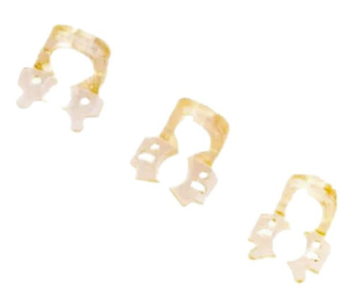 15 Units Transparent Clamps by Indusbello Odontology 0