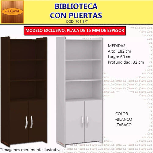 Escritorio + Bibliotecas - Oficina 012 - Dormitorio - Lcm 2