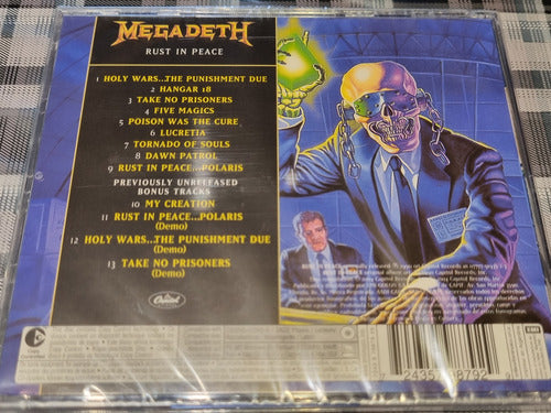 Megadeth - Rust In Peace - Cd Remaster Con Bonus 1