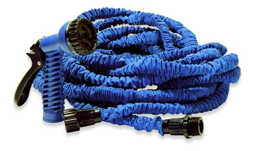 Lumax Expanding Hose Up to 30 Meters 100ft with Multi-Spray Nozzle 0