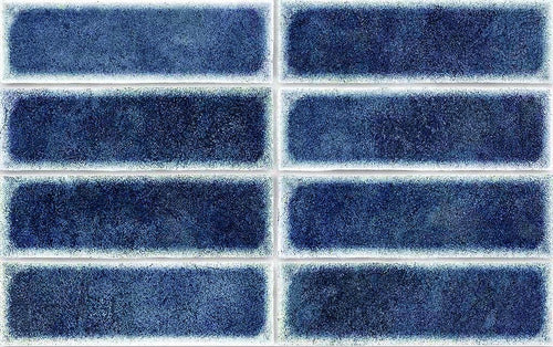 Azulejo Porcelanato Brick Aqua 7x22 Cm. 1