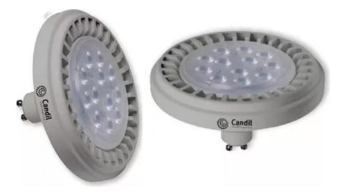 MFSALE Lampara Led Ar111 Gris 12w 220v Candil Dimerizable 0