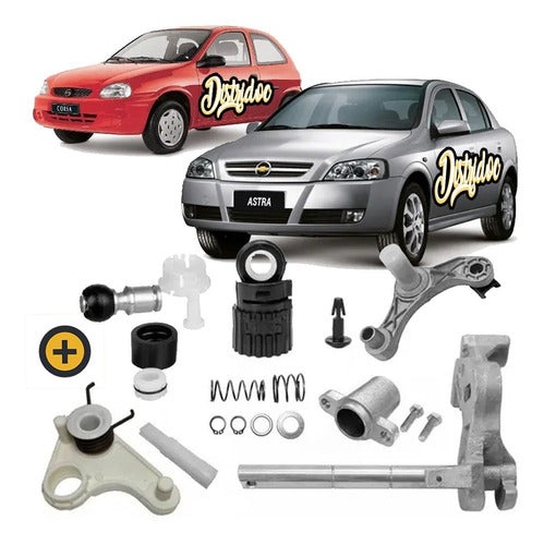 Kit Eje Selectora Corsa Agile Fun Vectra Astra Zaf Completo 0