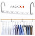 Morshop Space-Saving Organizer Hangers - Holds Up to 12 Garments 1