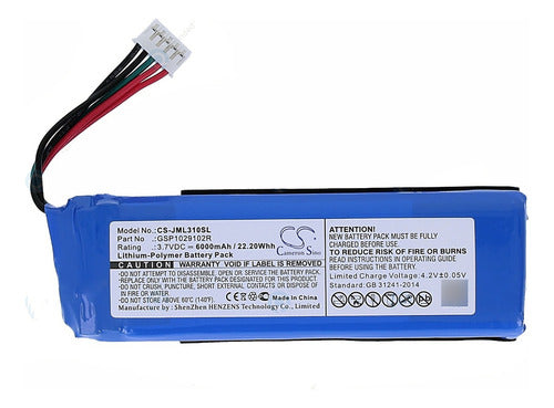 JBL Charge 2 Battery Replacement GSP1029102R JML310SL 0