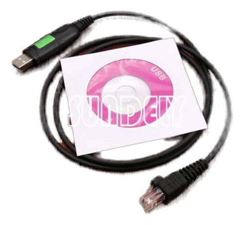 Para Radio Icom Usb Programa Clon Cable Ic-f310 Ic-f320 + So 0