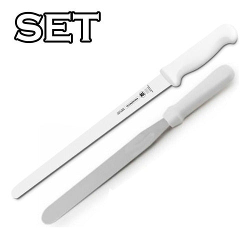 Tramontina Spatula + Knife Set for Cutting Crustless Sandwiches 0