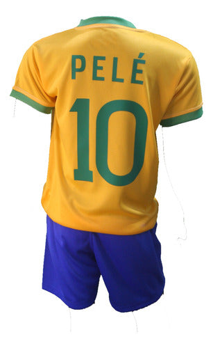 BRAZIL Pele 1970 Kids T-Shirt + Shorts 1