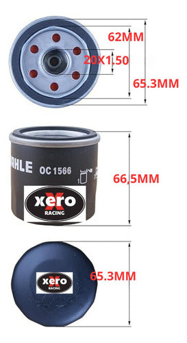 Mahle Oil Filter Benelli Tnt 300 at Xero Racing 1