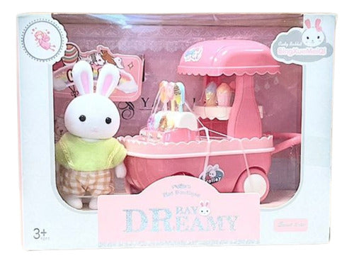 Playset Conejos Bay Dreamy Heladeria Con Accesorios Ub 0