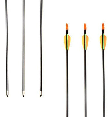 USA 6pcs 73cm Fiberglass Archery Arrows for Kids 4