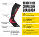 SOX® Graduated Compression Socks 15-20 Running Fitness Soccer Rugby Hockey Alleviate Lower Limb Heaviness 1