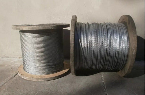 Cable De Acero Galvanizado Flexible Ø 2,5mm Rollo 75m 4