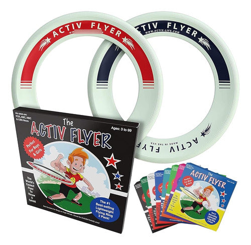 Activ Life Flying Rings for Kids [Pack of 2] 0