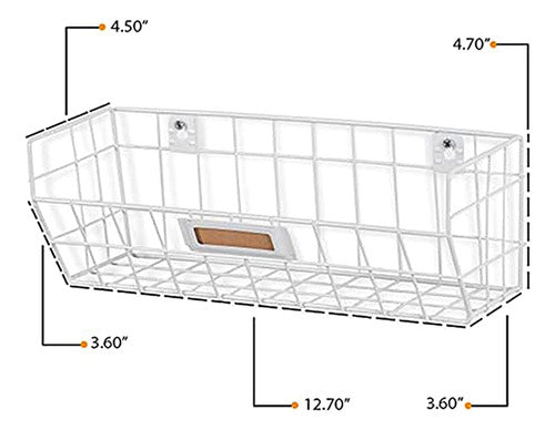 BSJYMJIAJU Wall Mounted Kitchen Pantry Organizer Storage 4