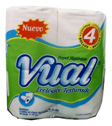 Papel Higiénico Vual Ecologico 30mx4unid Pack 6 Unidades 0