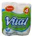 Papel Higiénico Vual Ecologico 30mx4unid Pack 6 Unidades 0