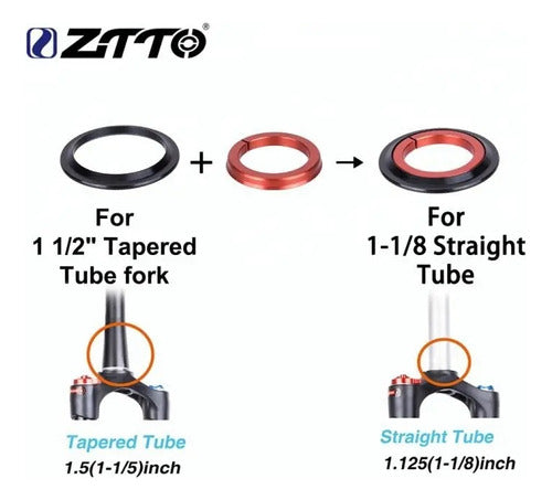 Ztto Juego Dirección Rulemanes Integrado Cónico 42/52 4