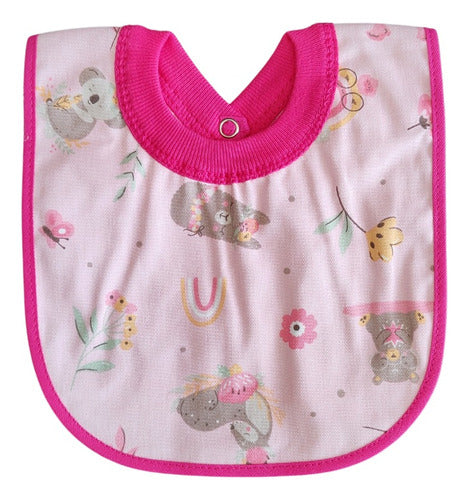 Waterproof Bibs with Cotton Pique Front 1