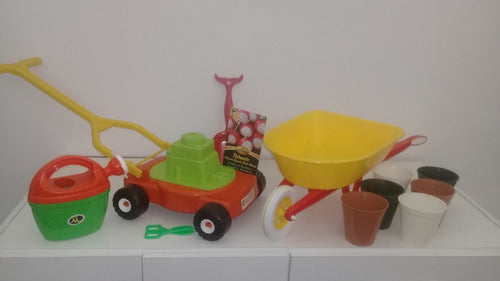 Mozart Toy Wheelbarrow + Lawn Mower + Seed Kit Devoto Toys 0