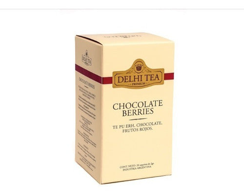 Delhi Tea Te Chocolate Berries - 20 Saquitos 0