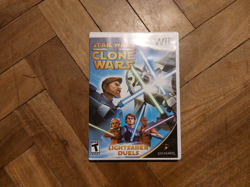 Wii Caja Y Manual (sin Juego) De Starwars The Clone Nintendo 0