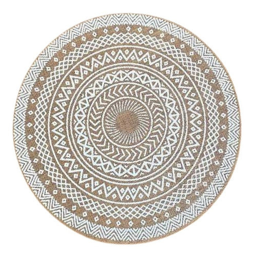 Modern Mandala Burlap Centerpiece Individual 38cm 0