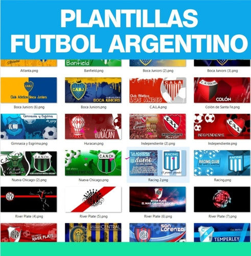 Plantillas Sublimar Tazas Fútbol Argentino Más Completo 4