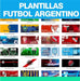 Plantillas Sublimar Tazas Fútbol Argentino Más Completo 4