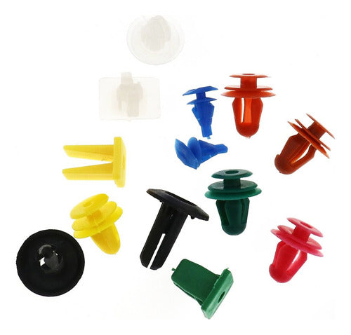 Kit X100 Traba Grampa Clips De Tapizado Panel Universal 1