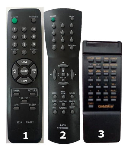 Goldstar - LG Direct Remote Control for Tube TV 0