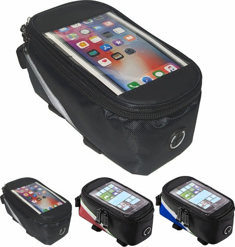 SM Front Bicycle Bag with Cell Phone / GPS Holder 2