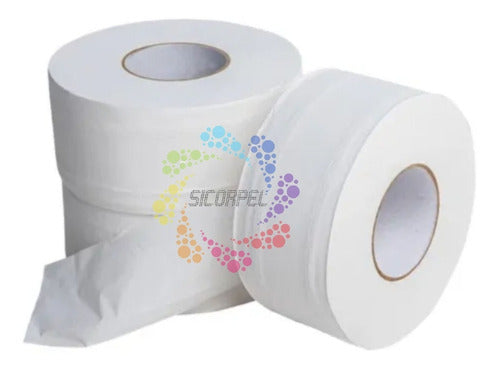 New Pel Pack of Toilet Paper 10 x 900m Single-ply White 1