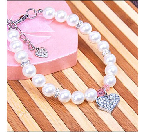 Petfavorites Elegant Heart Shaped Crystal Collar 1