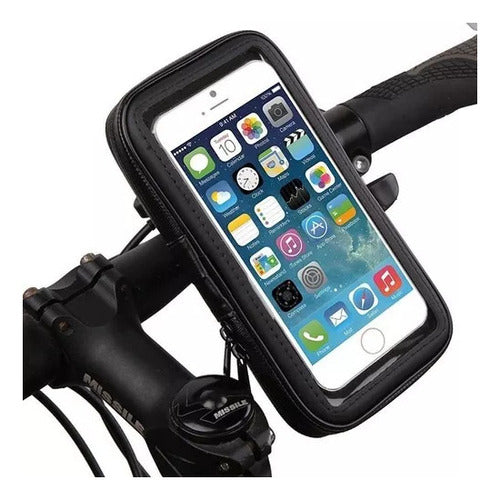 Waterproof Anti-Drop Cell Phone Holder Case for Bike Motorcycle Long 2