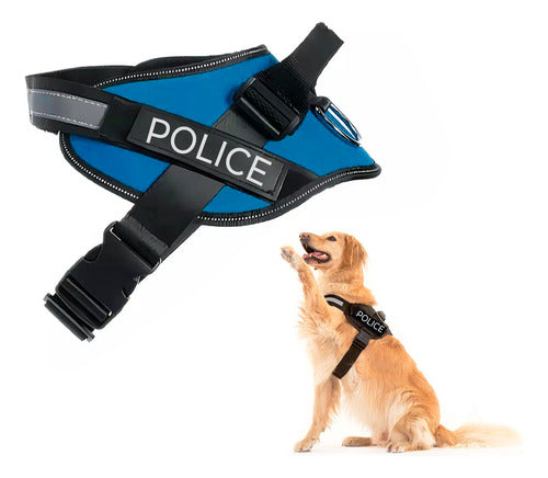 Pawfy Arnes Police K9 Reforzado Perros Grandes Talle XL 0