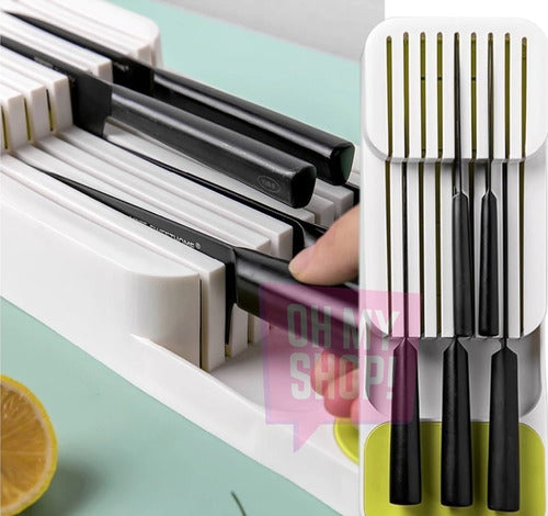 Compact Cutlery Drawer Organizer - Space-saving Design 1