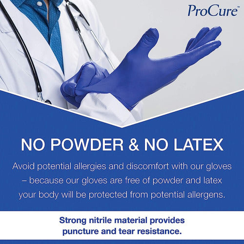 ProCure Exam Medical Disposable Nitrile Gloves Large, 400 Count 3