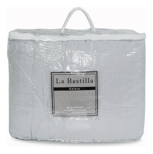 La Bastilla King Size Summer Quilted Bedspread with Pillow Shams 1