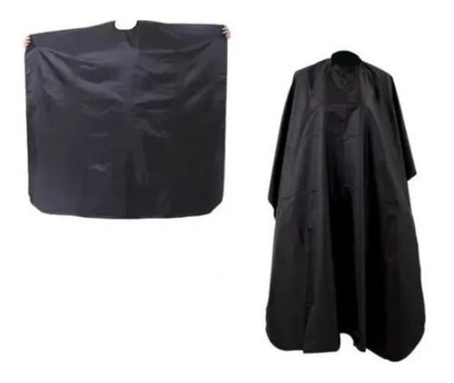 SP DISTRIBUIDORA Hairdressing Cutting Cape - Plastic Plain Color Options with Velcro 0