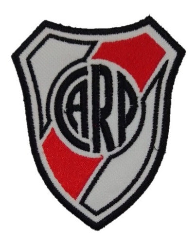 INDUPYM Parche Bordado Escudo De River Plate 8 Cms Futbol Argentino 0