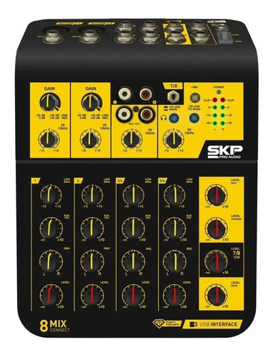 SKP MixConnect 8 Channels Phantom Interface Mixer Console 1